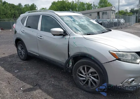 2015 Nissan Rogue Sl from USA, damaged, VIN 5N1AT2MV1FC793874